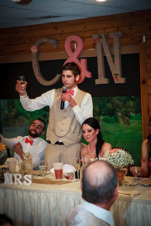 The groom's toast
